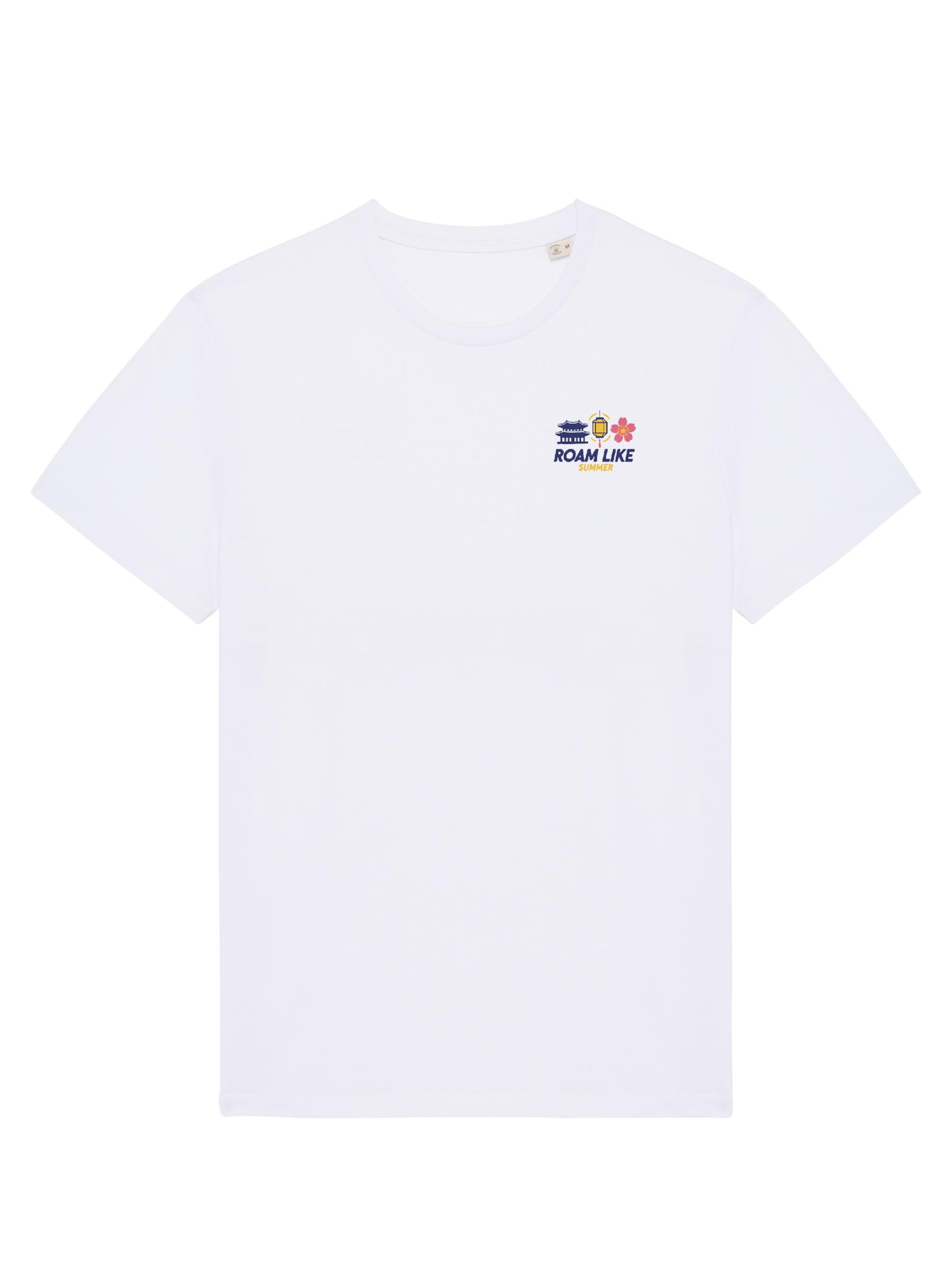 RoamLikeSummer Shirt 'Thai Streets Eats'‌‌‌‌‌‌‌ in Weiß: Vorderseite