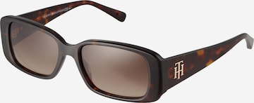 Lunettes de soleil '1966/S' TOMMY HILFIGER en marron : devant