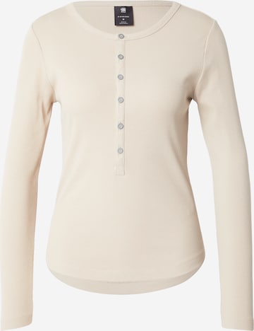 Tricou de la G-STAR pe bej: față