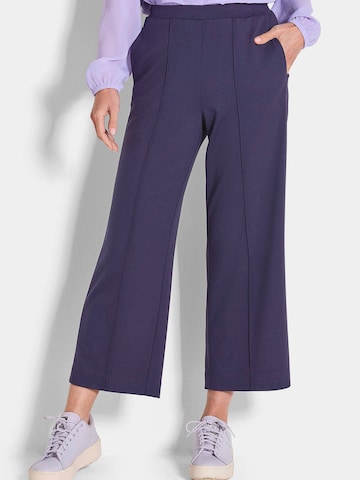 Loosefit Pantalon à plis 'VERA' Goldner en violet : devant