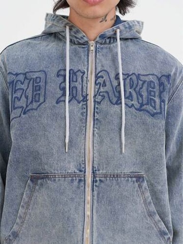 Ed Hardy Sweatjacke 'Flaming' in Blau