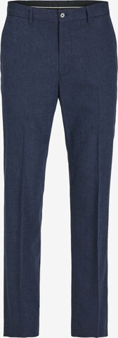 Jack & Jones Plus Regular Trousers with creases 'RIVIERA' in Blue: front