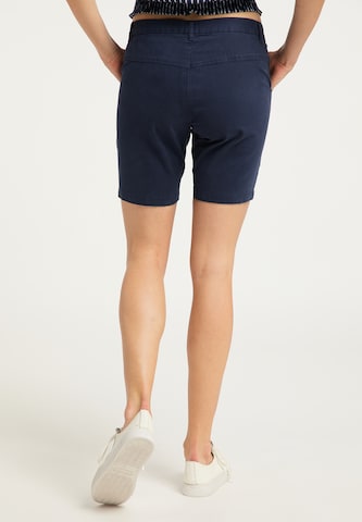 DreiMaster Vintage Slimfit Shorts in Blau