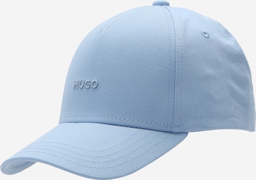 HUGO Шапка с козирка 'Cara' в синьо: отпред