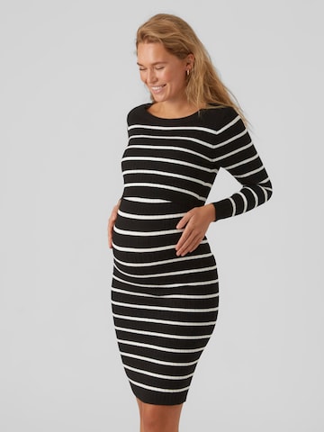 MAMALICIOUS Dress 'New Siv June' in Black: front