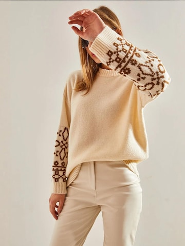 Pullover di Bianco Lucci in beige