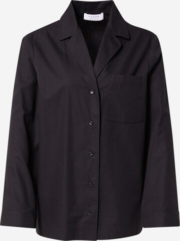 Chemise de nuit 'TINKA' IVY OAK en noir : devant