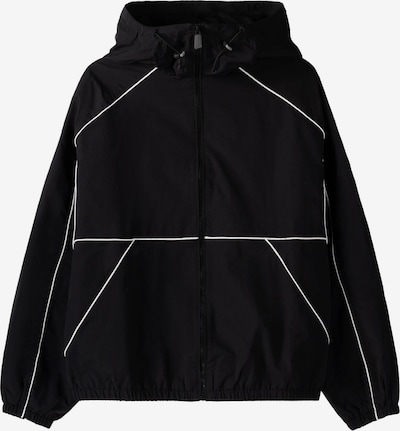 Bershka Jacke in schwarz / weiß, Produktansicht