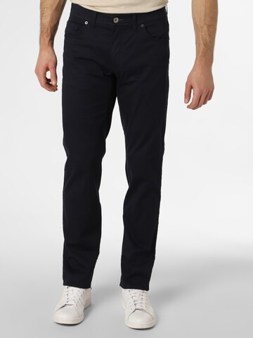 BRAX Regular Broek 'Cadiz' in Blauw: voorkant