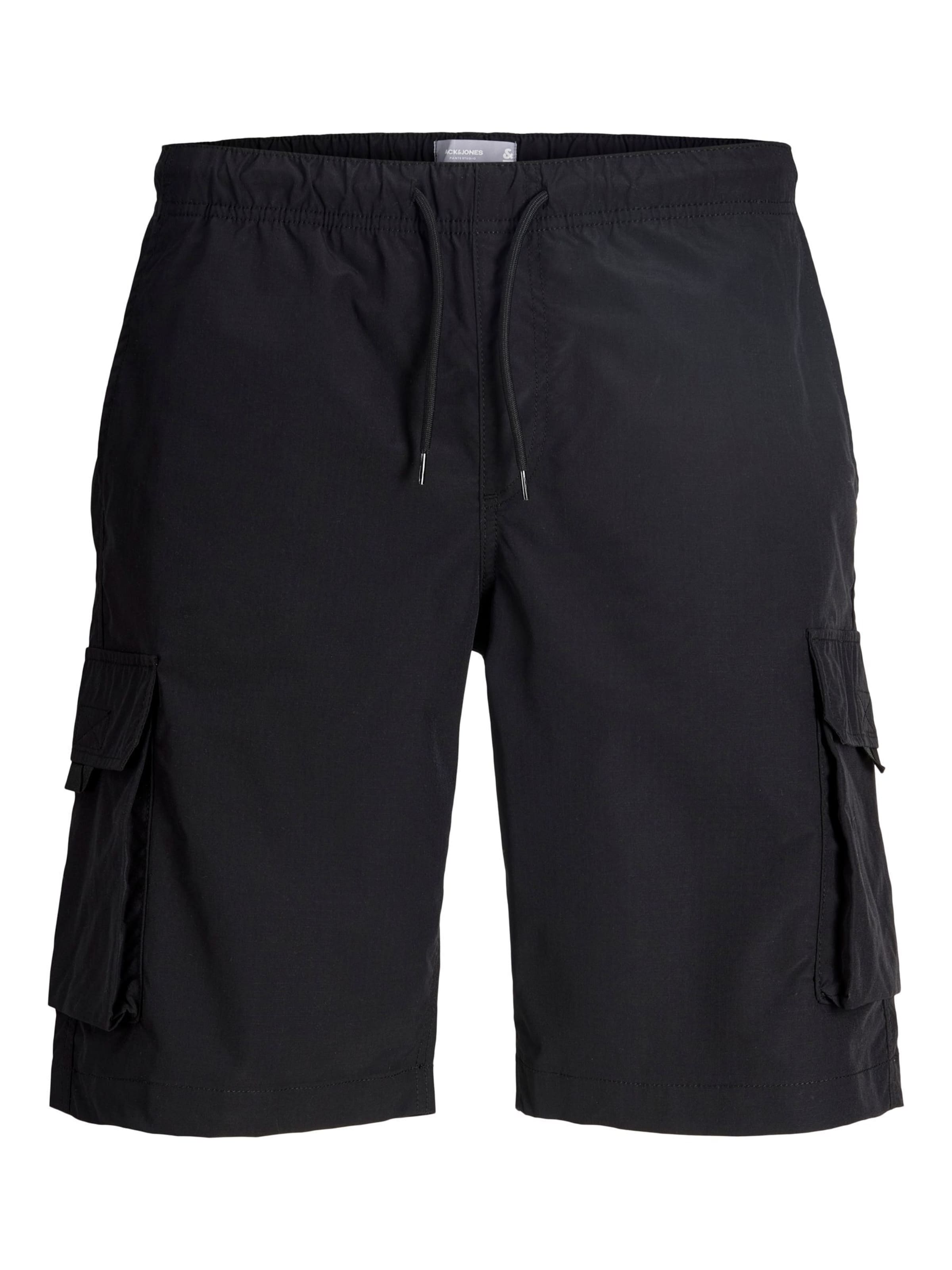 JACK & JONES Pantalón cargo en negro, Vista del producto