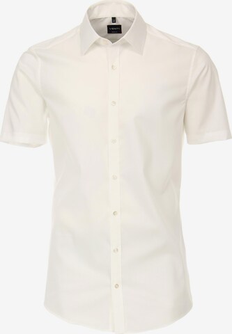 VENTI Button Up Shirt in White: front