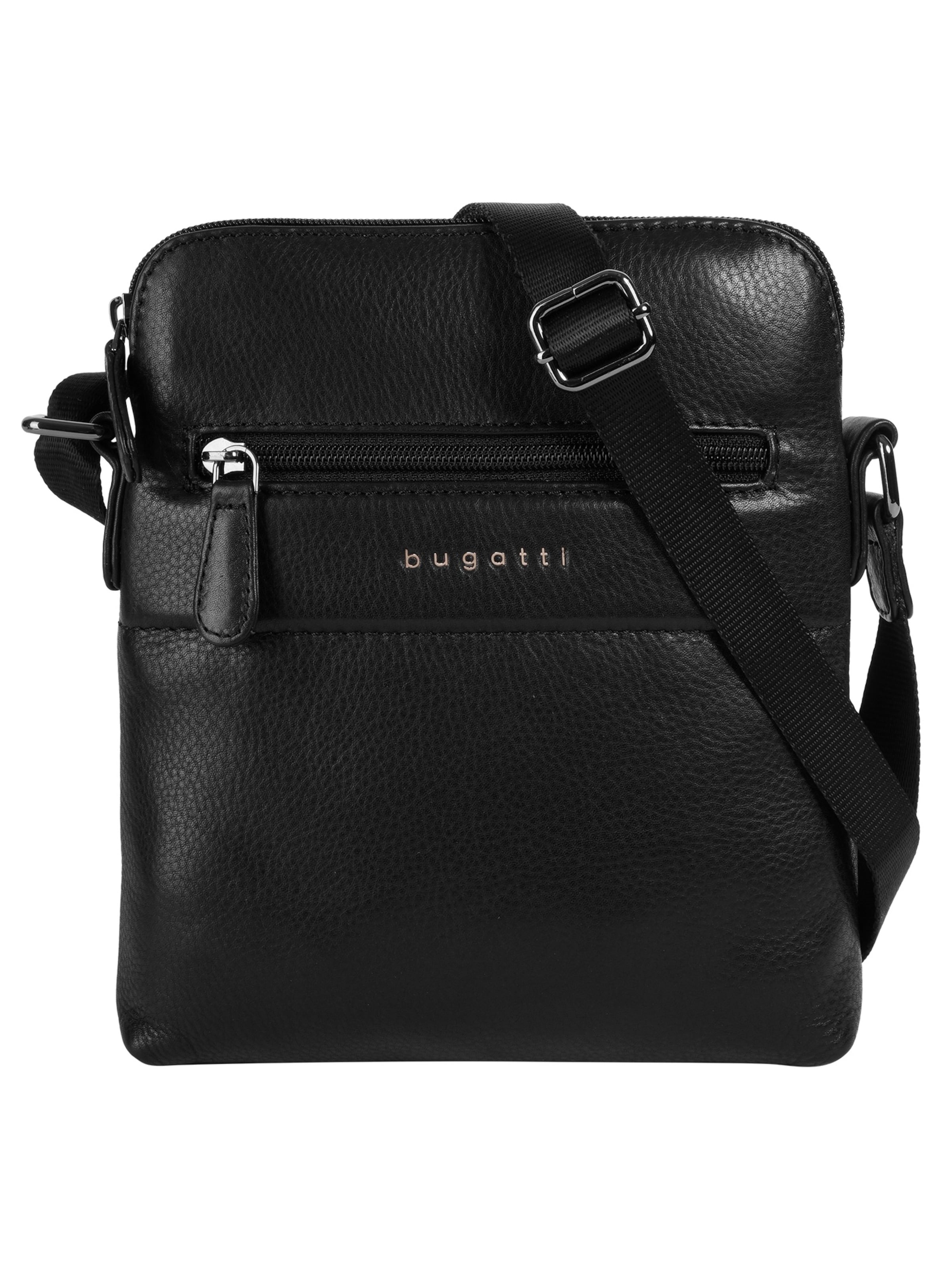 Sac à bandoulière 'NOME' bugatti en noir : devant