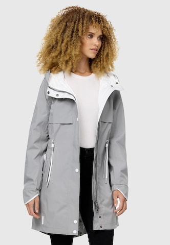 NAVAHOO Raincoat 'Xankaa' in Grey