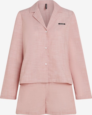 Shorty di Karl Lagerfeld in rosa: frontale