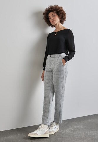 STREET ONE Slimfit Hose in Grau
