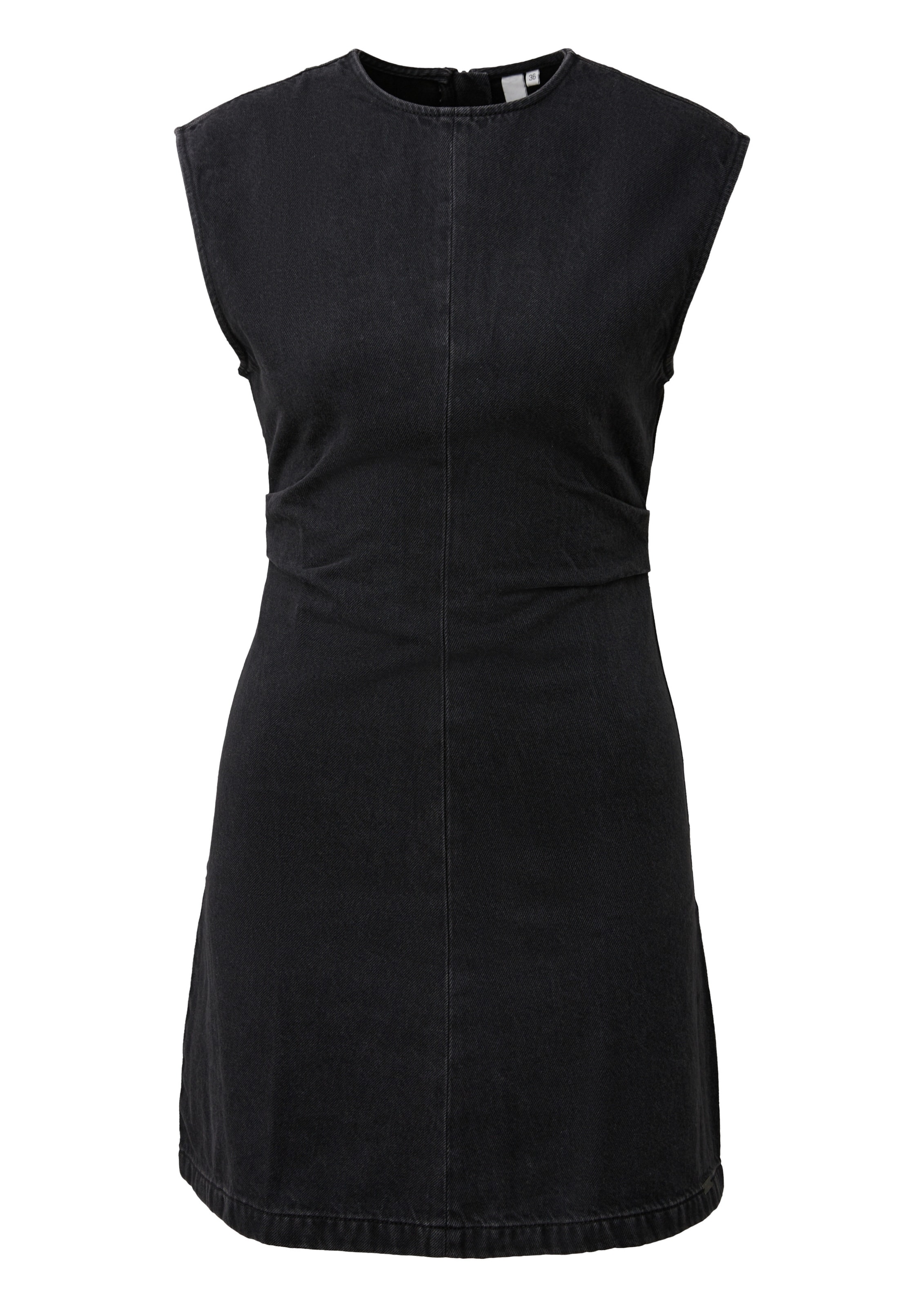 QS Jurk in 32 in de kleur Black denim, Productweergave