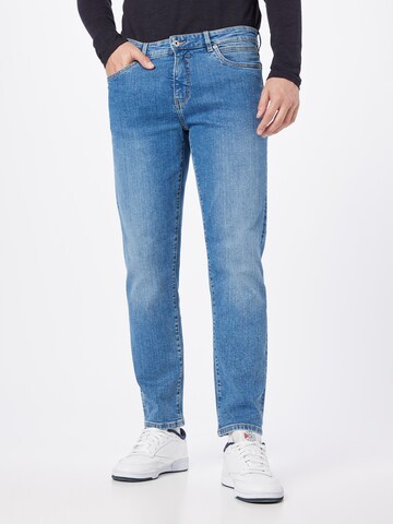 Regular Jean 'Dunley' !Solid en bleu : devant