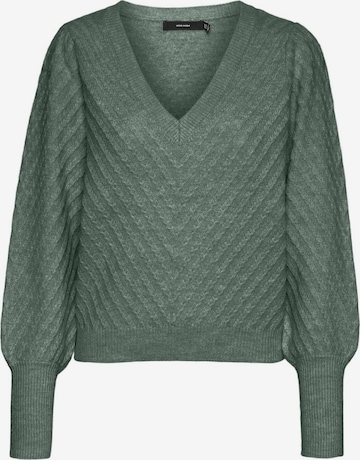 Pull-over 'STINNA' VERO MODA en vert : devant