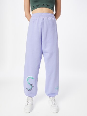 Loosefit Pantalon de sport ADIDAS BY STELLA MCCARTNEY en violet : devant
