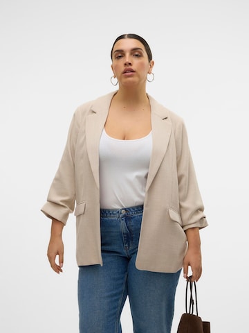 Vero Moda Curve Blazers in Beige: voorkant