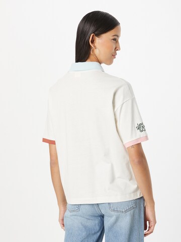 LEVI'S ® Тениска 'Graphic Sundowner Polo' в бяло