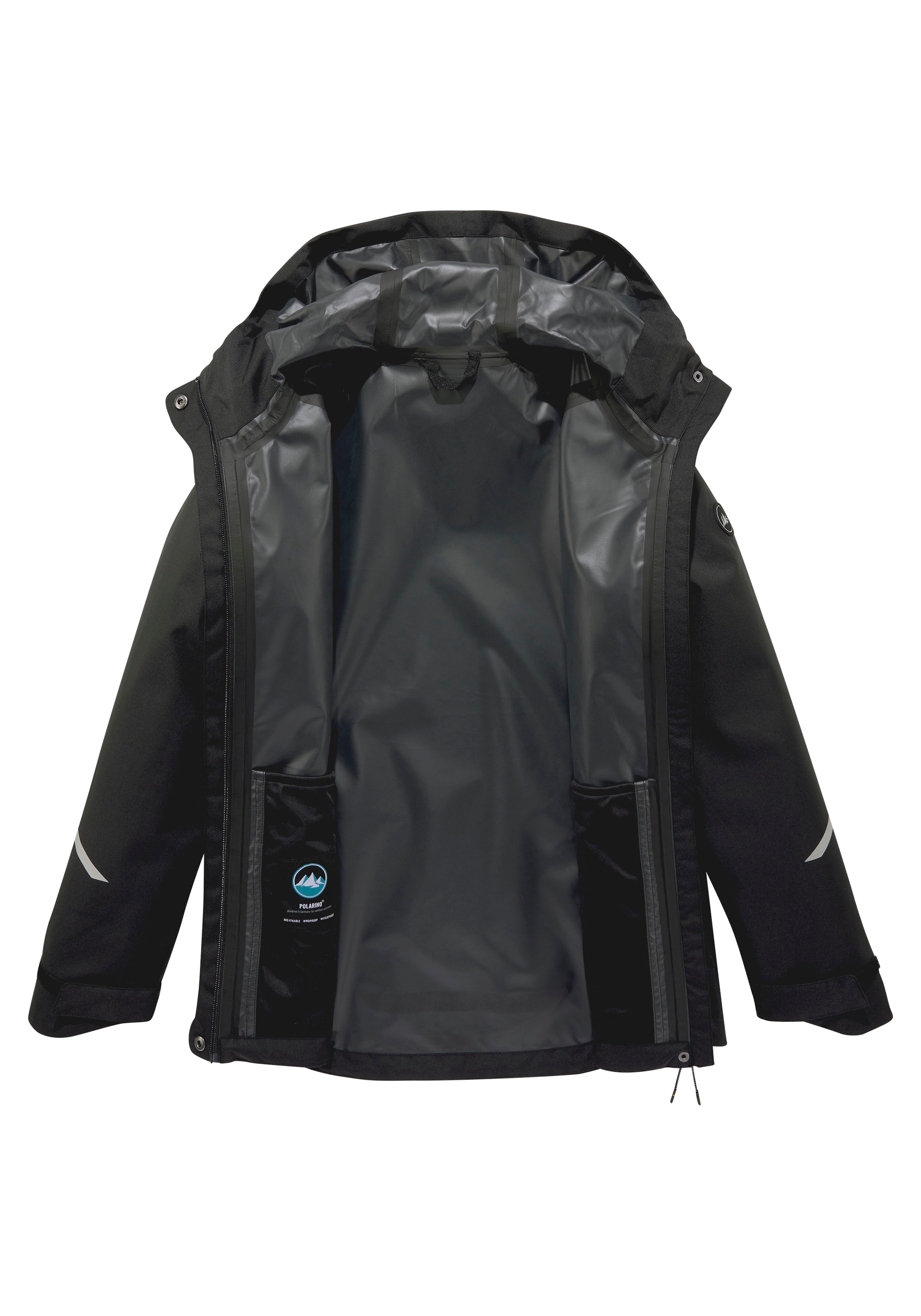 POLARINO Funktionsjacke in Schwarz