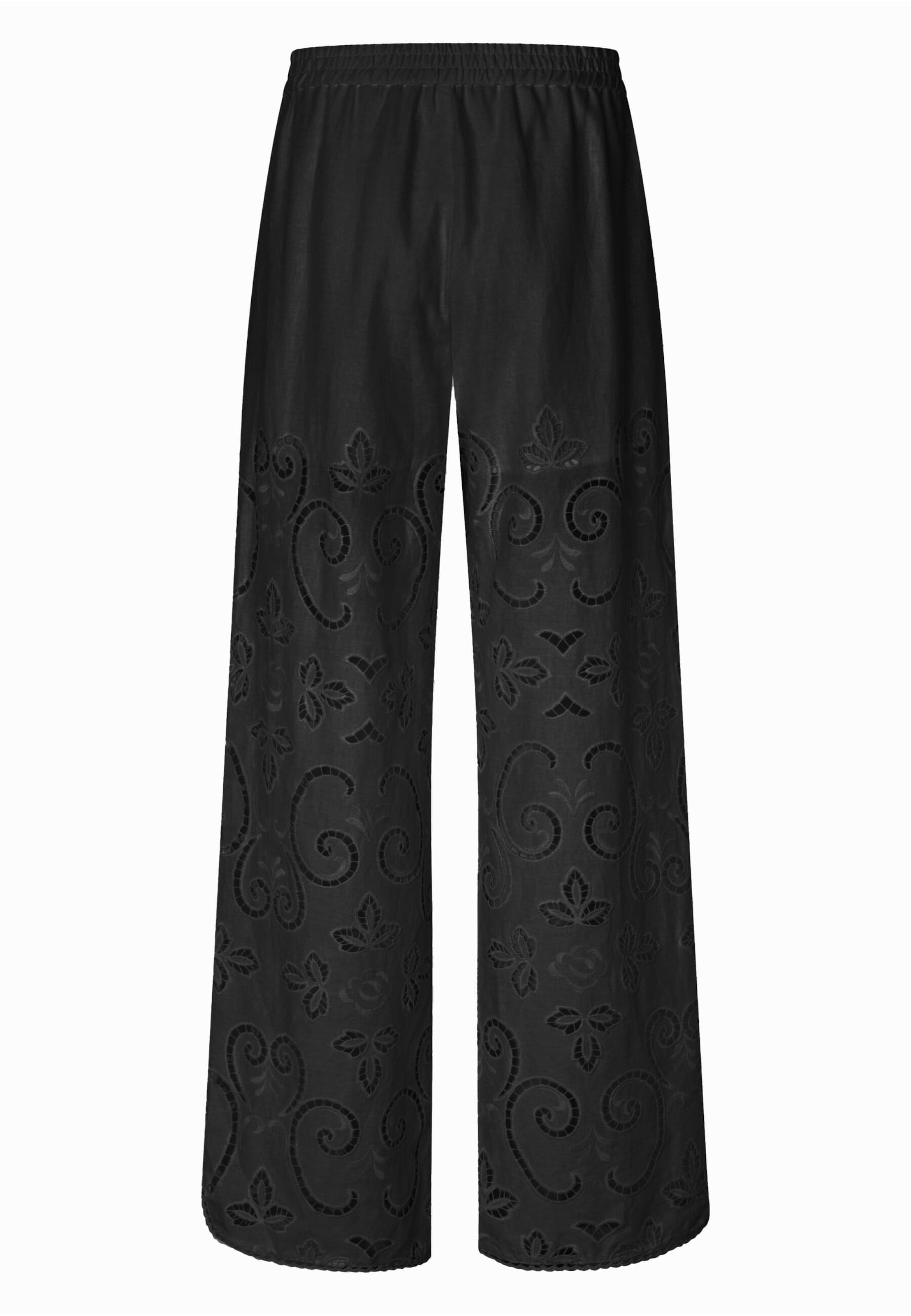 SECOND FEMALE Normální Kalhoty 'Vilma' – černá