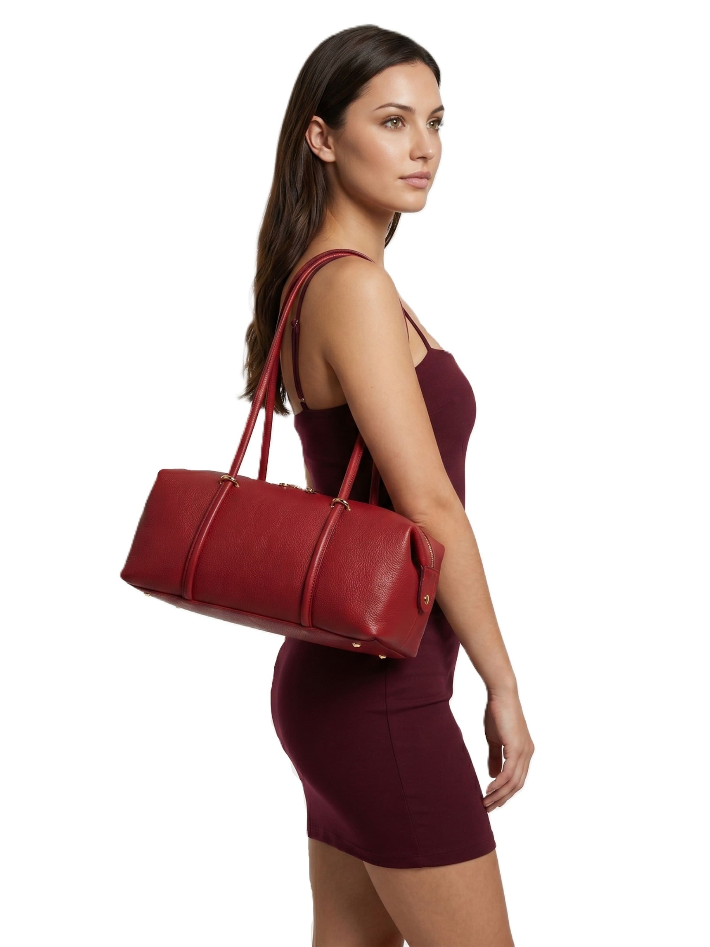 Cluty Handbag 'FLIORI' in Red