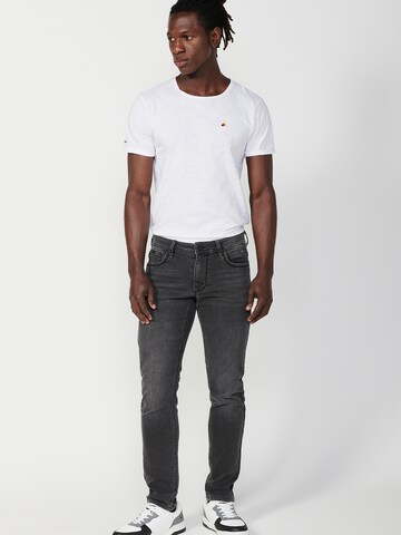 KOROSHI regular Jeans i sort