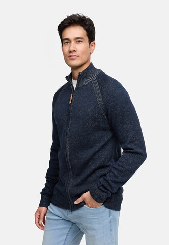 INDICODE JEANS Knit cardigan 'INMassum' in Blue