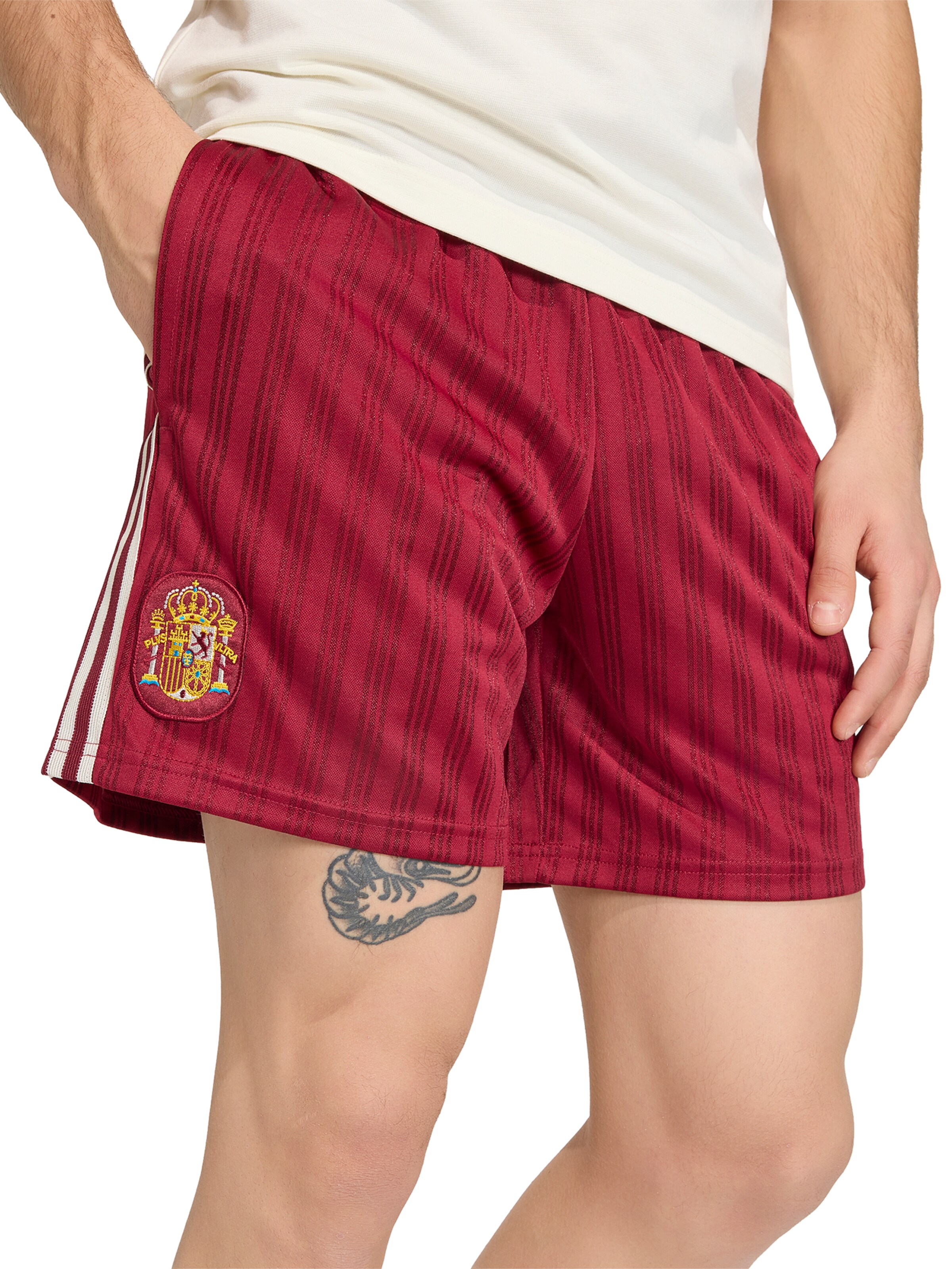ADIDAS PERFORMANCE Loosefit Sportshorts 'FEF' in Rot