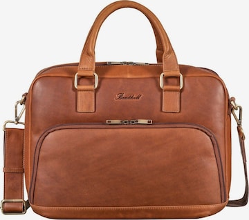Benthill Briefcase in Brown: front