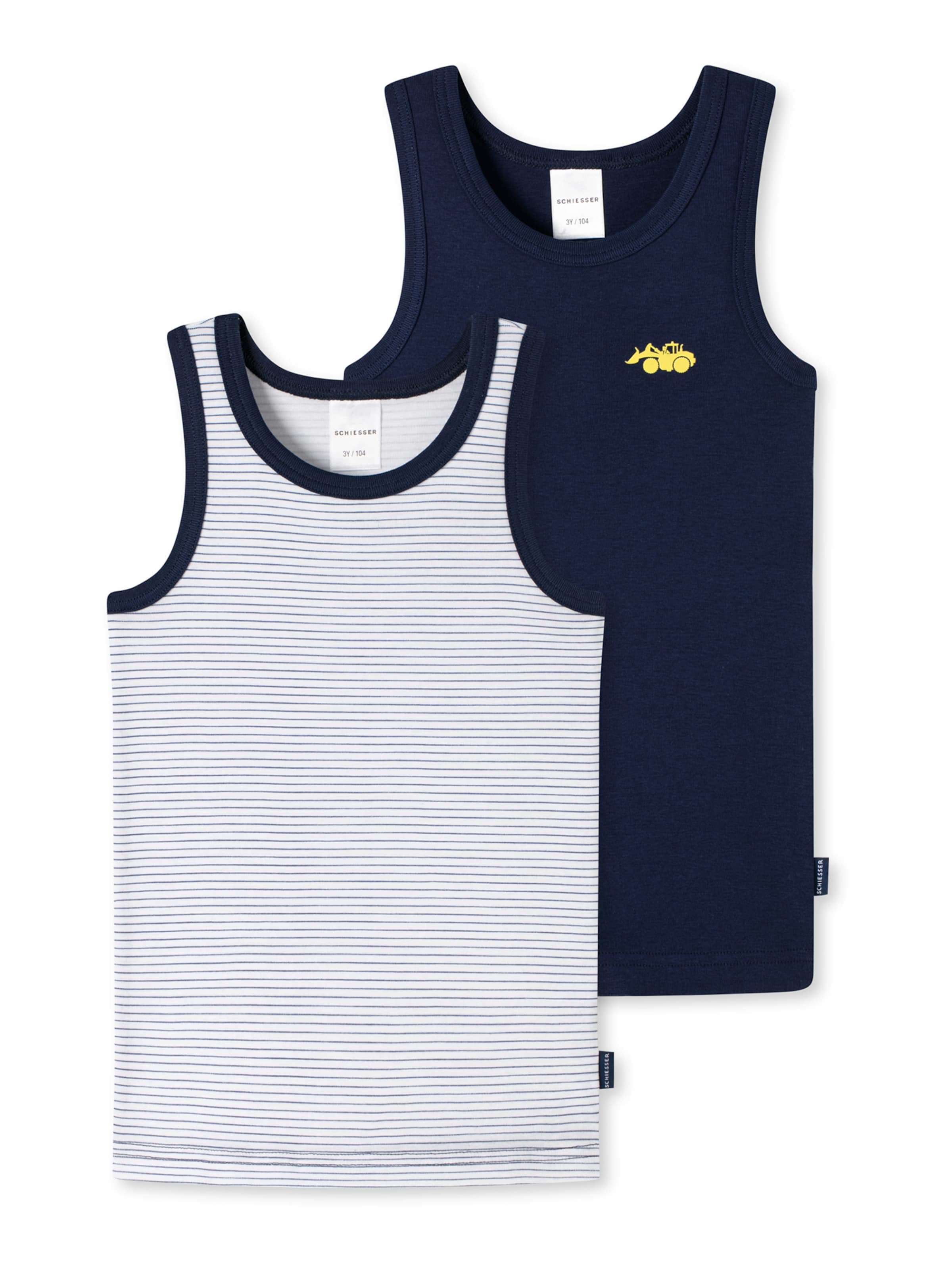 SCHIESSER Undershirt in Blue: front