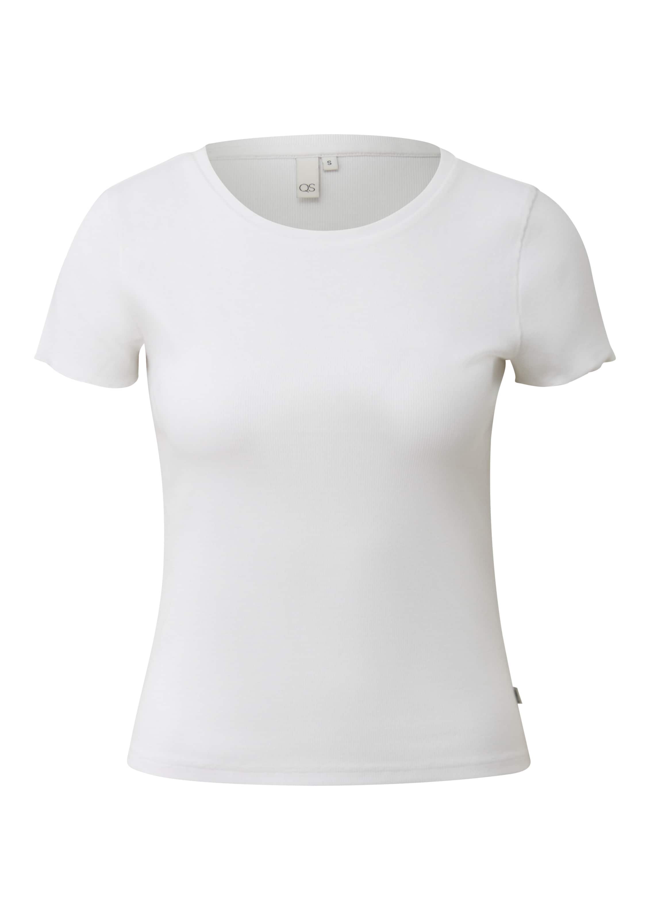 QS Shirt in White: front
