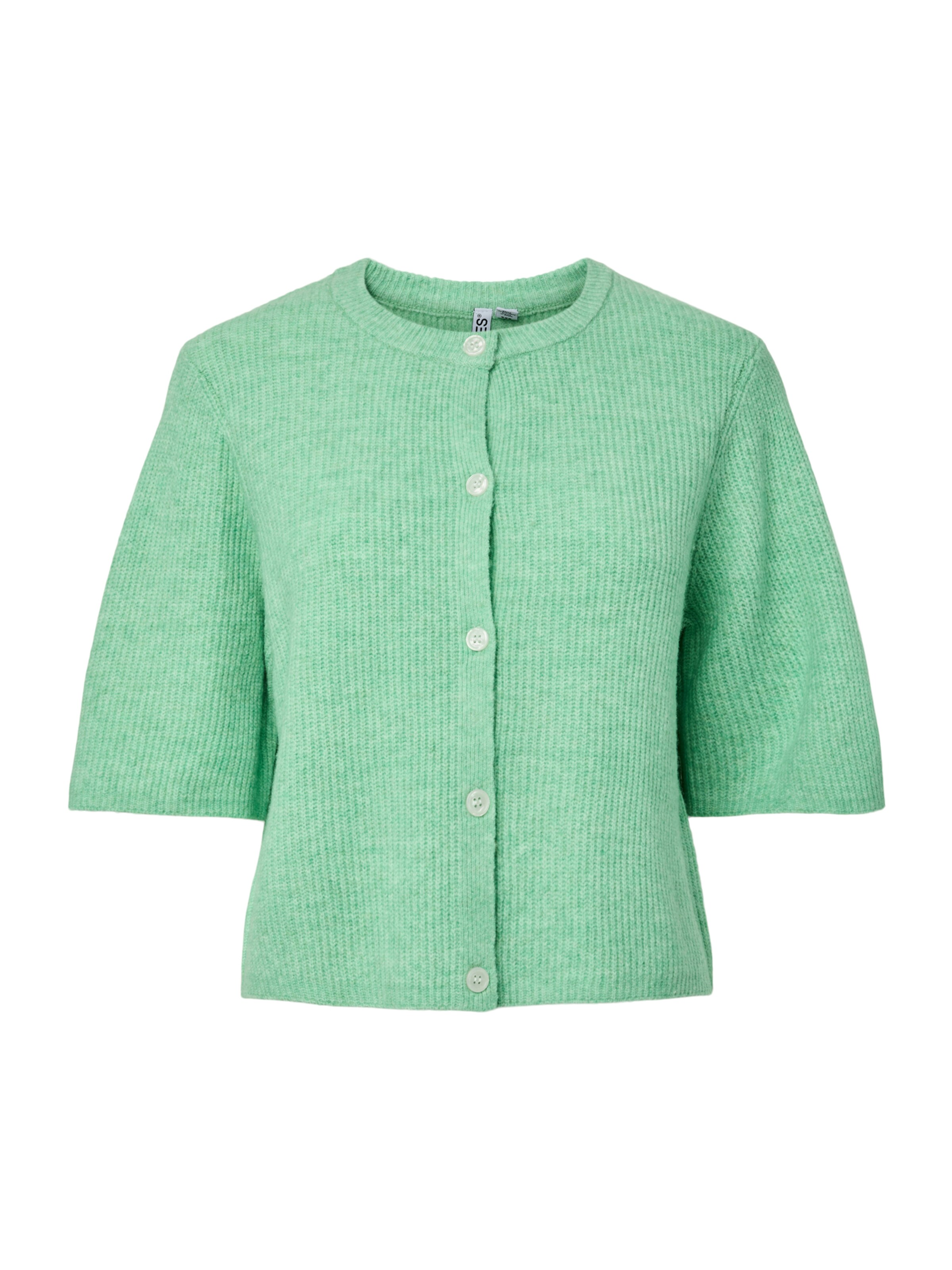 PIECES Cardigan 'PCSILLY' i grøn: forside