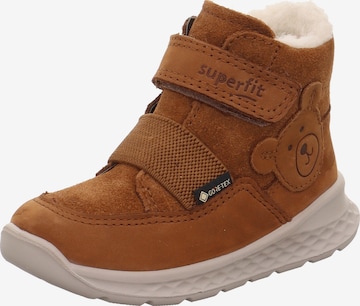 SUPERFIT First-Step Shoes 'Breeze' in Brown: front