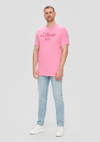 s.Oliver Red Label Big & Tall T-Shirt in Pink