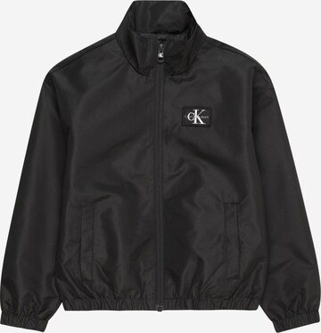 Calvin Klein Jeans - Chaqueta de entretiempo 'HERRINGTON' en negro: frente