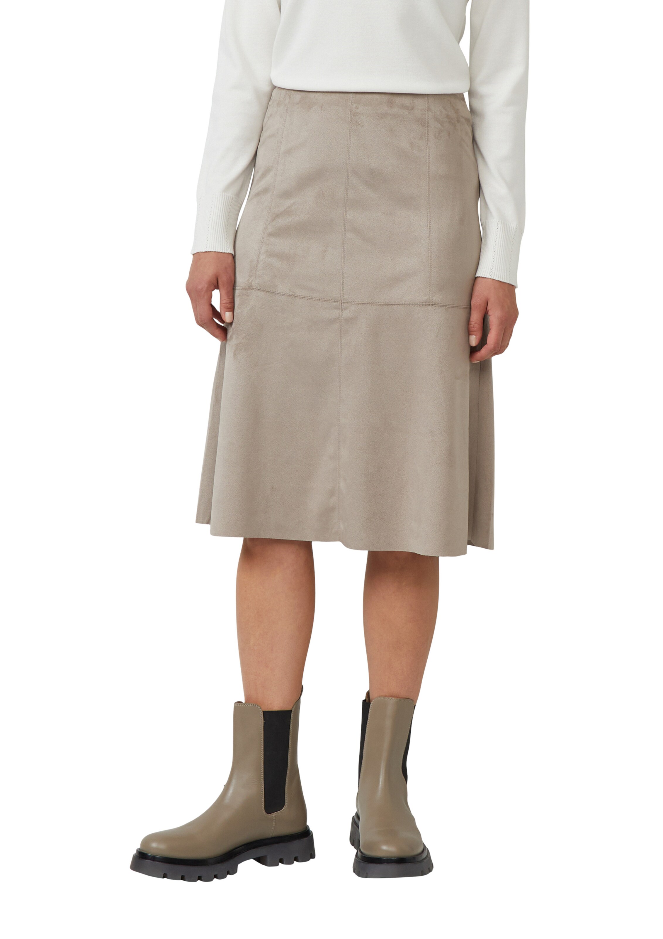 s.Oliver BLACK LABEL Rok in Beige: voorkant