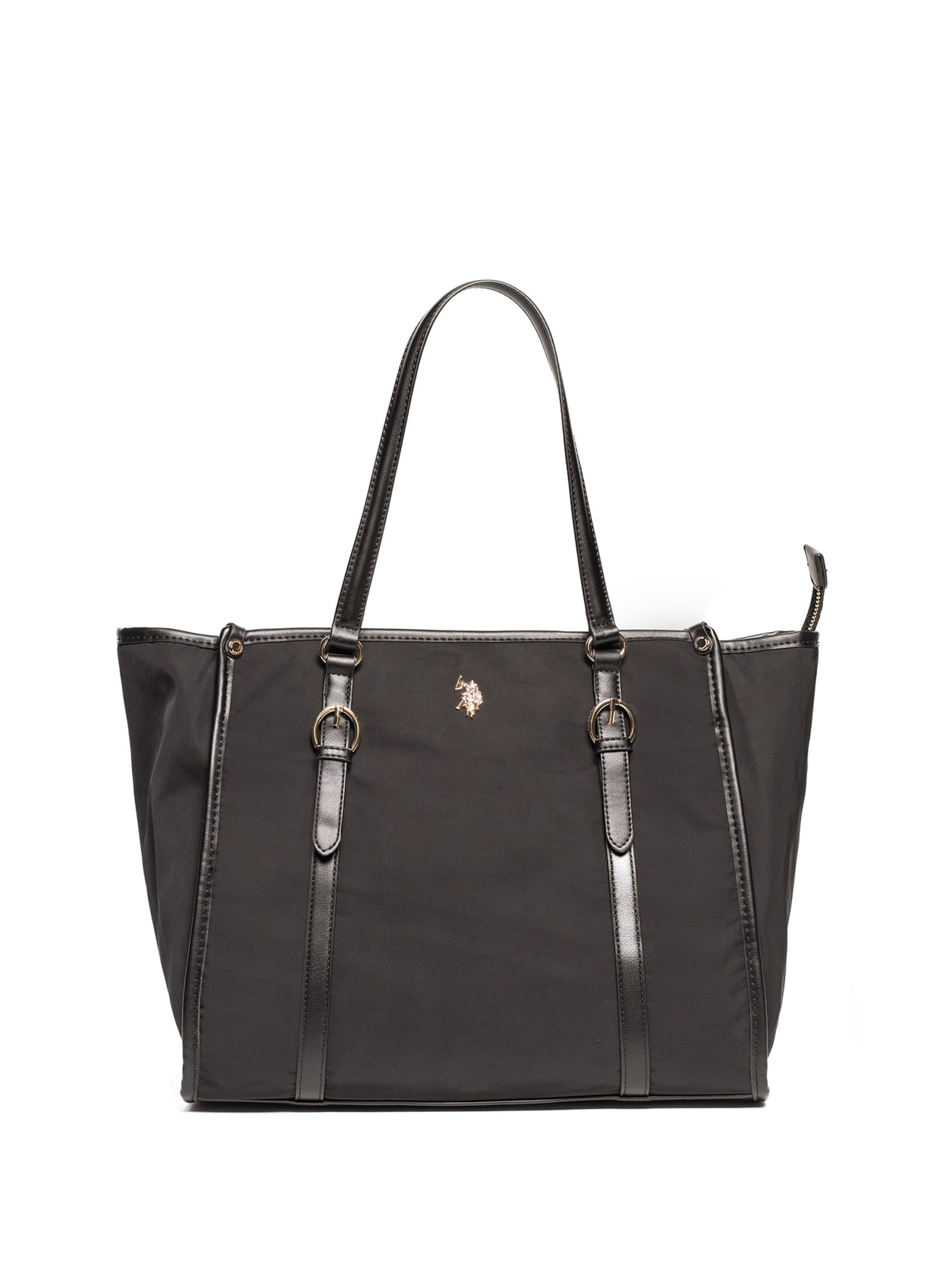 Shopper di U.S. POLO ASSN. in nero: frontale