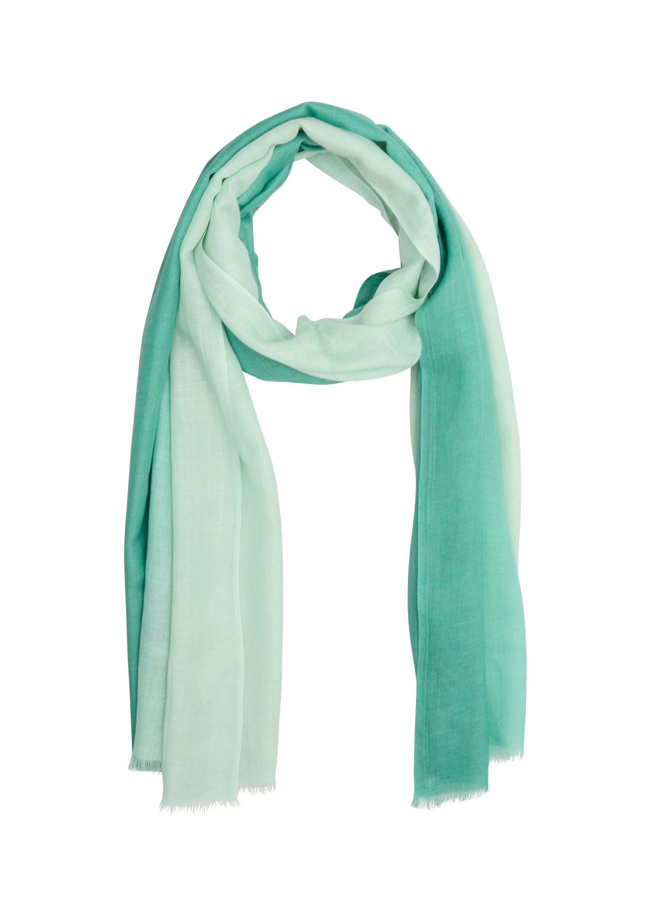 s.Oliver Schal in Grün: Vorderseite