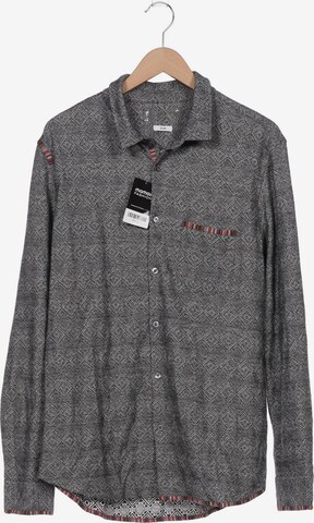Desigual Button Up Shirt in XXXL in Grey: front