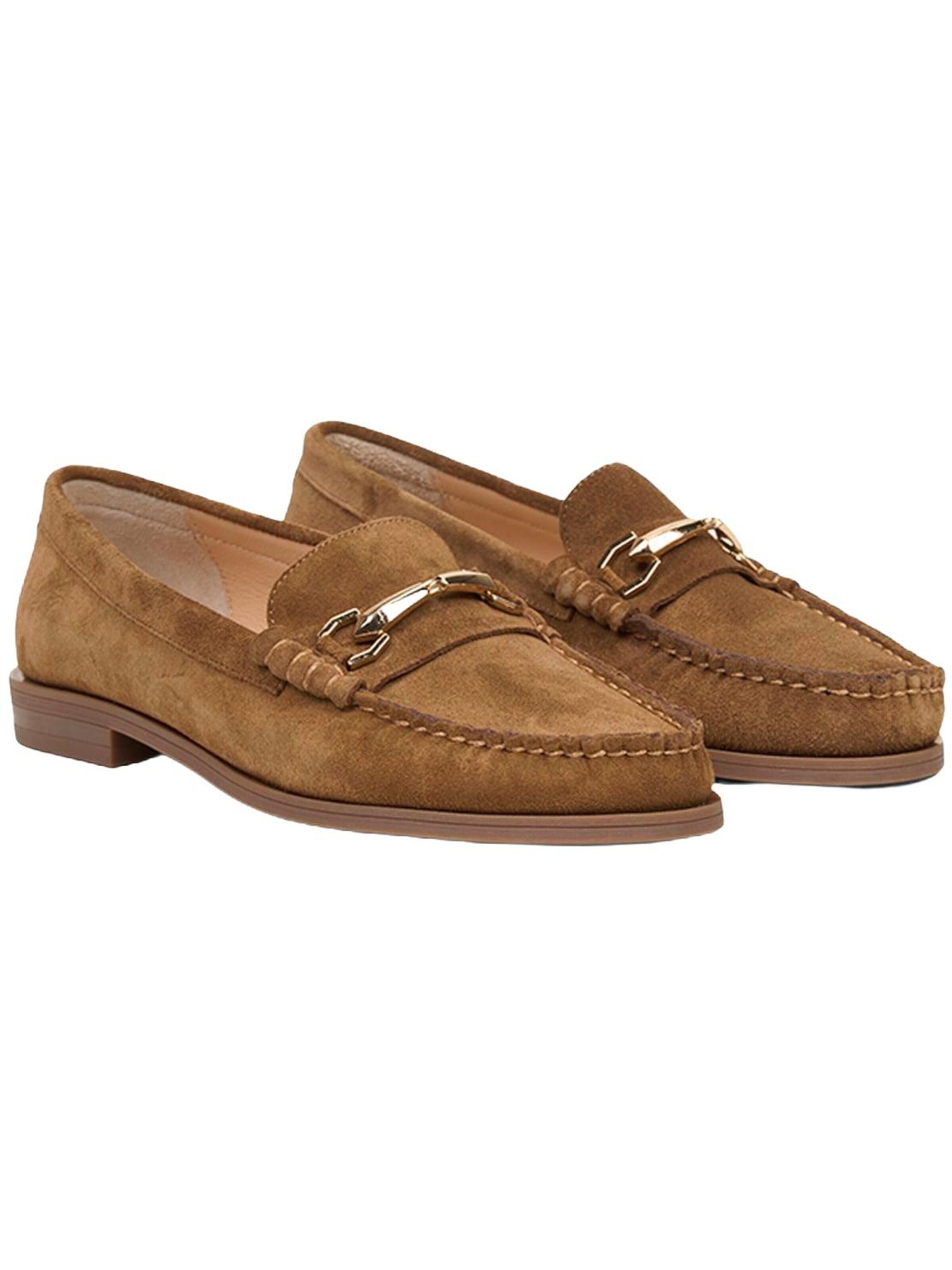 Desa Mocassin 'Loafer' en 36 en marron châtaigne, Vue avec produit