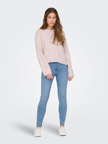 ONLY Pullover 'ONLAlvilda' in Pink