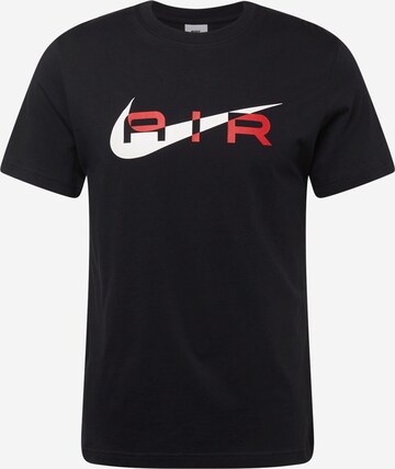 Nike Sportswear T-shirt 'Air' i svart: framsida