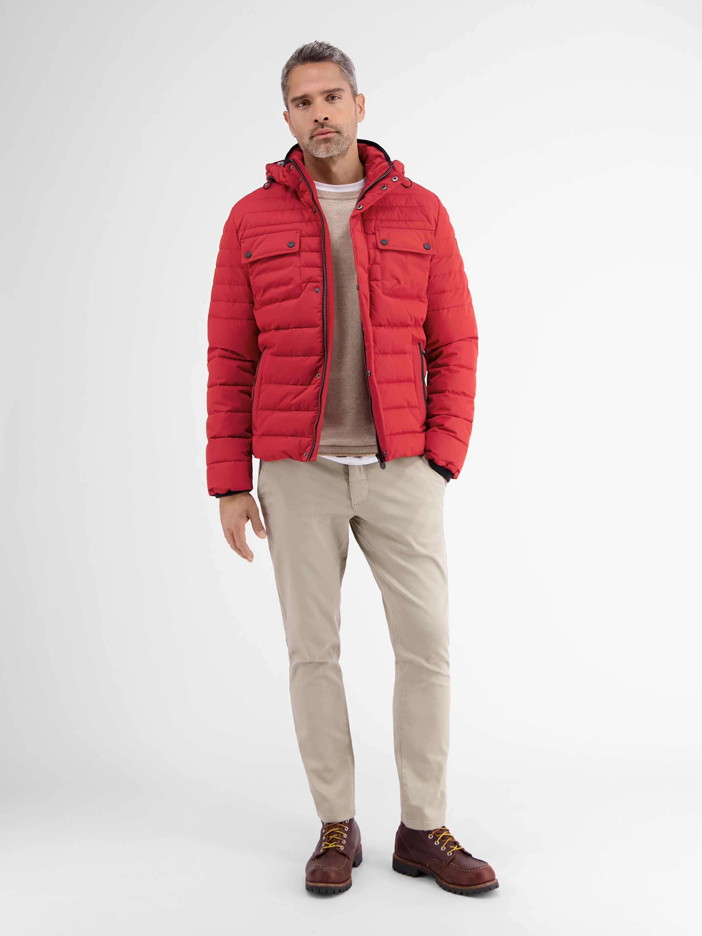 Veste mi saison LERROS en Rouge Rubis ABOUT YOU