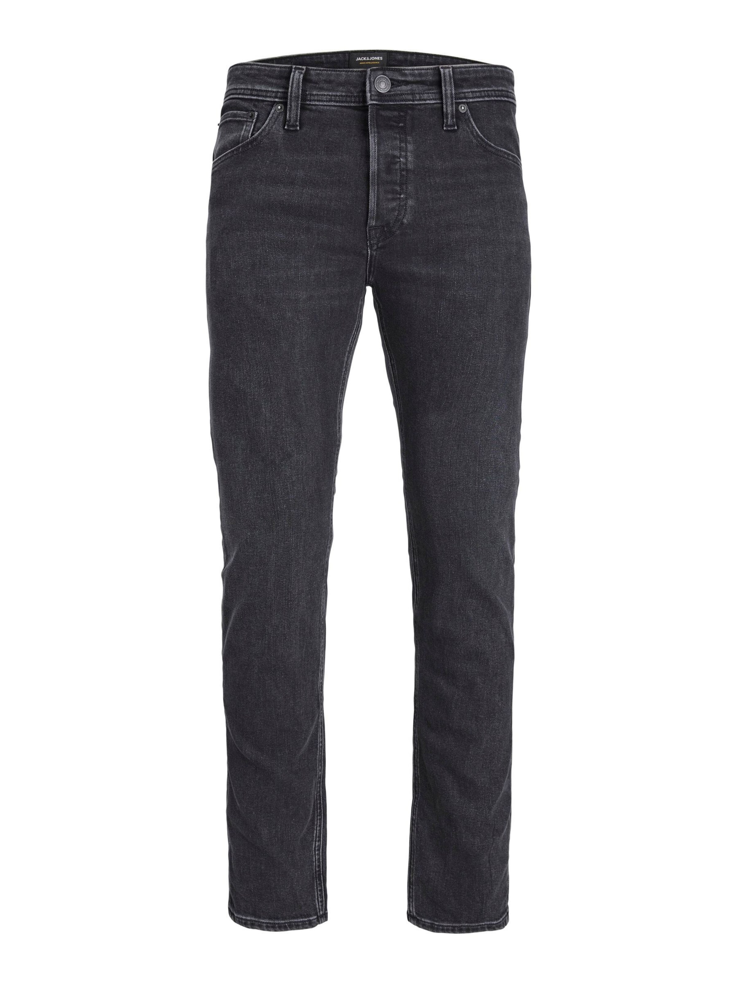 JACK & JONES Regular Jeans 'JJIMike JJOriginal' in Zwart: voorkant