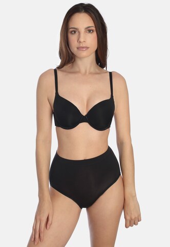 sassa Panty 'Lovely Skin' in Black: front