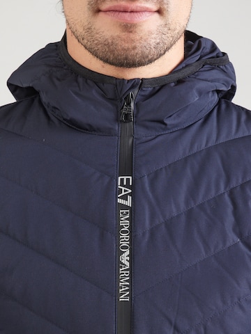 mėlyna EA7 Emporio Armani Demisezoninė striukė