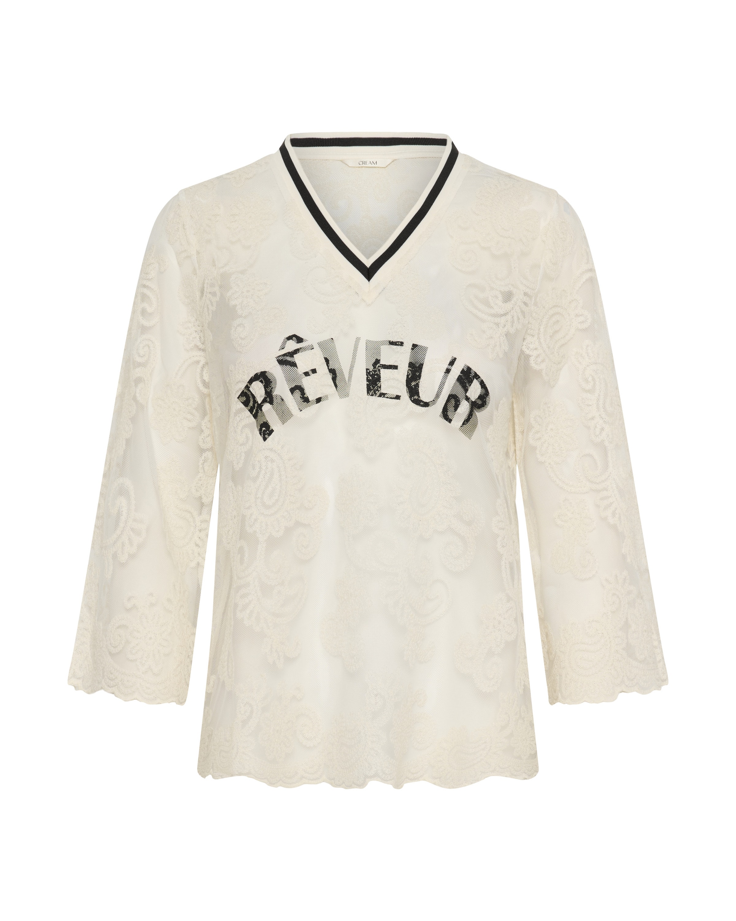 Camicia da donna 'Mira' di Cream in beige: frontale